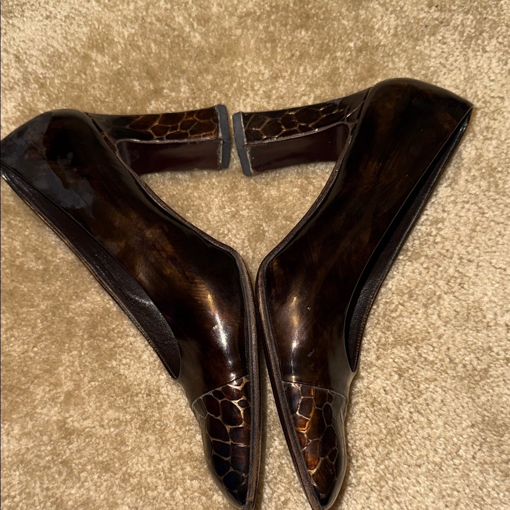 Marino Fabiani - made in Italy - Women's Brown Heels​ - size 7 - Picture 3 of 9